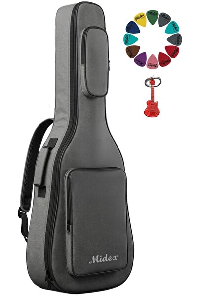 Midex CS-89GRY Özel Tasarım Softcase Gigbag Kılıf 101 CM Klasik Gitar Çantası