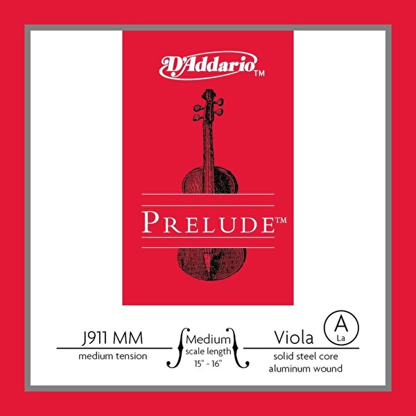 D'Addario J911MM 15\ Viyola Tek Tel Prelude