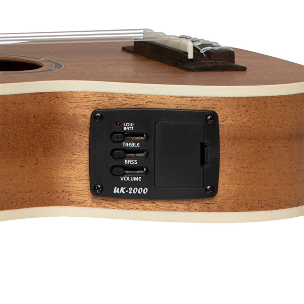 Stagg UC-30E Elektro Akustik Ukulele Cocnert-Gigbag