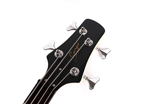 Smiger G-B3-4 BK 4 Telli Siyah Elektro Bas Gitar