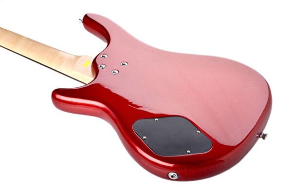 Smiger G-B3-4 MRD 4 Telli Metalik Kırmızı Elektro Bas Gitar
