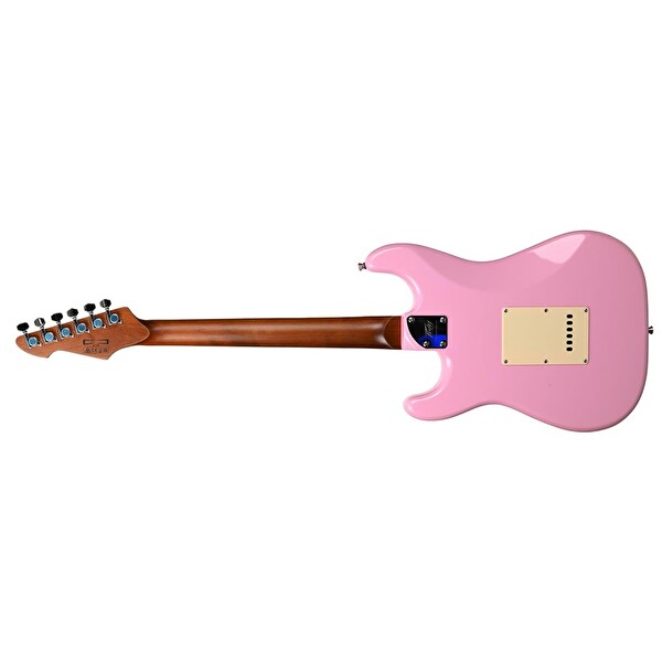 Peavey Raptor Lightning Bolt ST HSS Stratocaster Elektro Gitar Pembe
