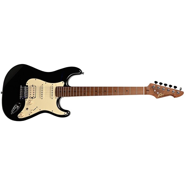 Peavey Raptor Lightning Bolt ST HSS Stratocaster Elektro Gitar Siyah