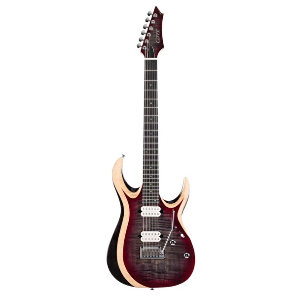 Cort X700 Duality II LVB Çantalı Elektro Gitar Lav Patlaması