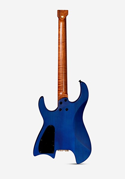 Luxars S-G63-6 SBL Headless (Kafasız) Elektro Gitar Saten Mavi Gigbag Dahil