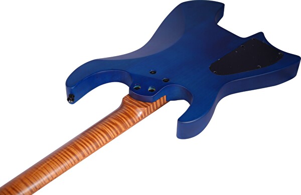 Luxars S-G63-6 SBL Headless (Kafasız) Elektro Gitar Saten Mavi Gigbag Dahil