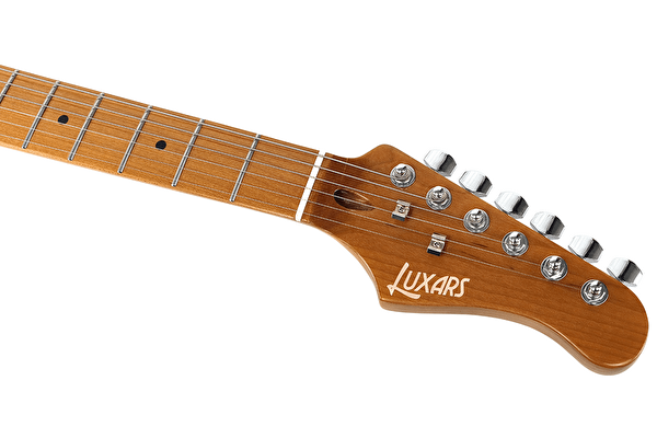 Luxars S-G25 SBL Stratocaster Tipi Elektro Gitar Doğal Damarlı Mavi