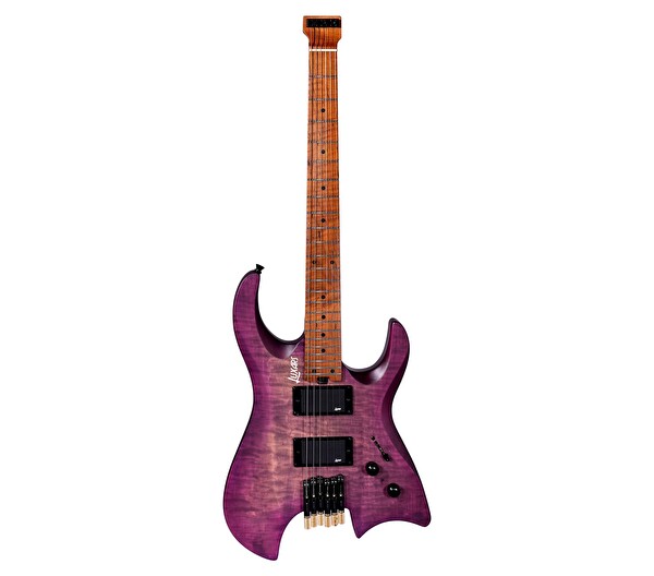 Luxars S-G63-6 VTS Kafasız Elektro Gitar Menekşe - Gigbag Dahil
