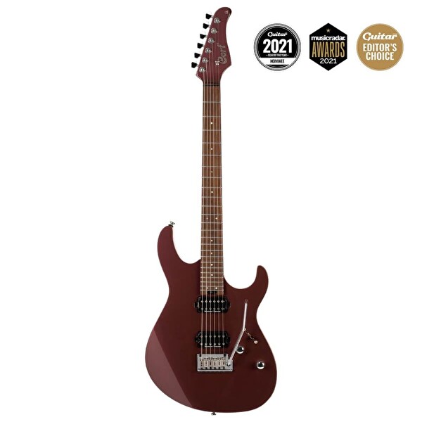 Cort G300 Pro VVBW Elektro Gitar Bordo Çantalı