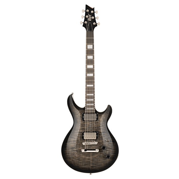 Cort M600 TBB 6 Telli Elektro Gitar Şeffaf Siyah Geçişli