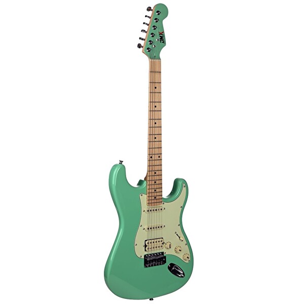 DMX Guitars DEG100 HSS SSG Elektro Gitar Saten Sörf Yeşili