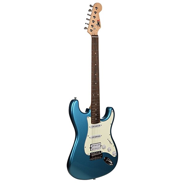 DMX Guitars DEG100 HSS TP Elektro Gitar Tidepool