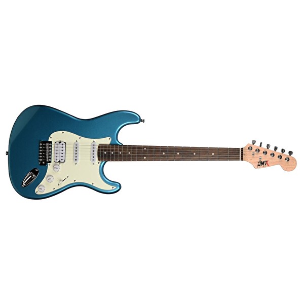 DMX Guitars DEG100 HSS TP Elektro Gitar Tidepool