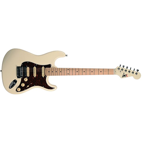 DMX Guitars DEG100 HSS OW Elektro Gitar Olimpik Beyaz