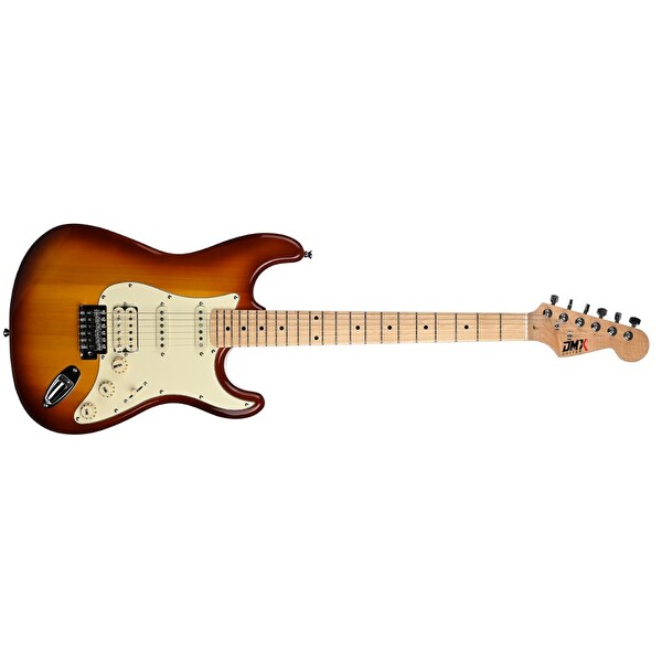 DMX Guitars DEG100 HSS SS Elektro Gitar Sienna Güneş Patlaması