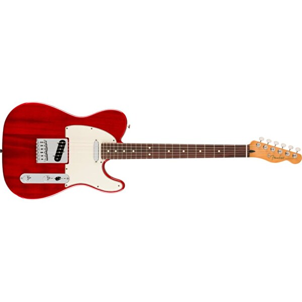Fender Player II Telecaster Chambered Maun Gövde Gül Ağacı Klavye Şeffaf Kiraz Elektro Gitar