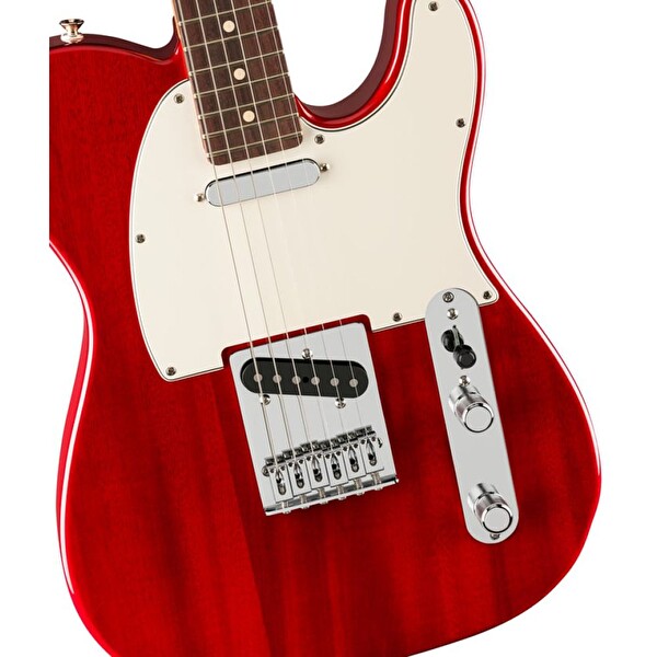 Fender Player II Telecaster Chambered Maun Gövde Gül Ağacı Klavye Şeffaf Kiraz Elektro Gitar