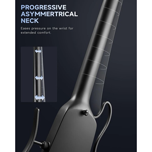 Donner Hush-X Headless Traveller Elektro Gitar Siyah