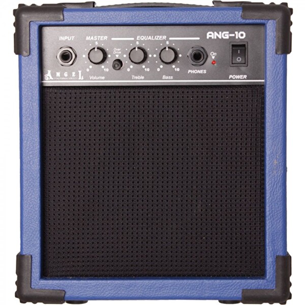 Angel ANG-10-BLUE 10 Watt Elektro Gitar Amfisi Mavi