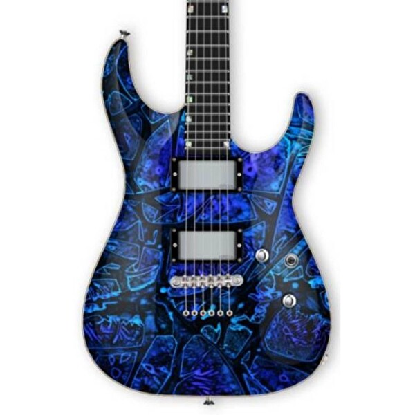 ESP USA Custom Shop Horizon-II Elektro Gitar Ghost Flame - Hayalet Alev