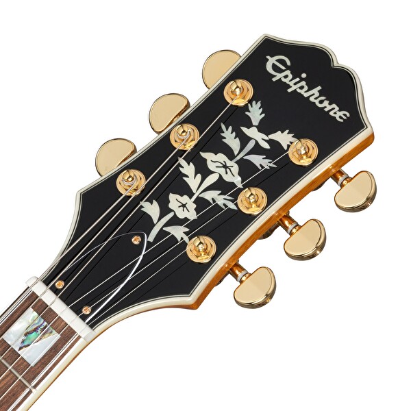 Epiphone Sheraton Frequensator Yarı Boş Gövde Elektro Gitar - Doğal Ahşap