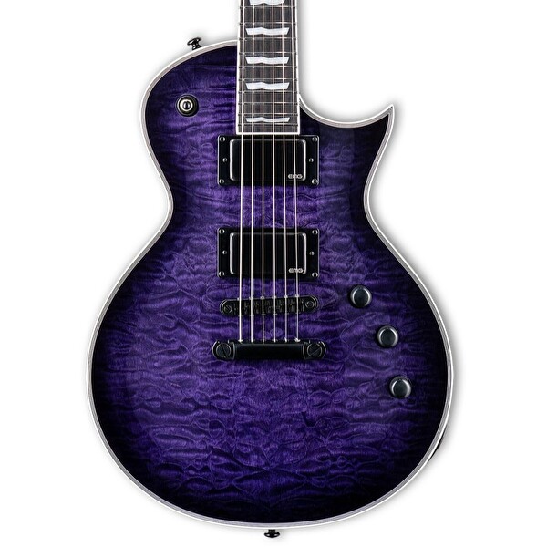 ESP LTD EC-1000 See Thru Purple Sunburst Elektro Gitar - Şeffaf Mor Gün Batımı