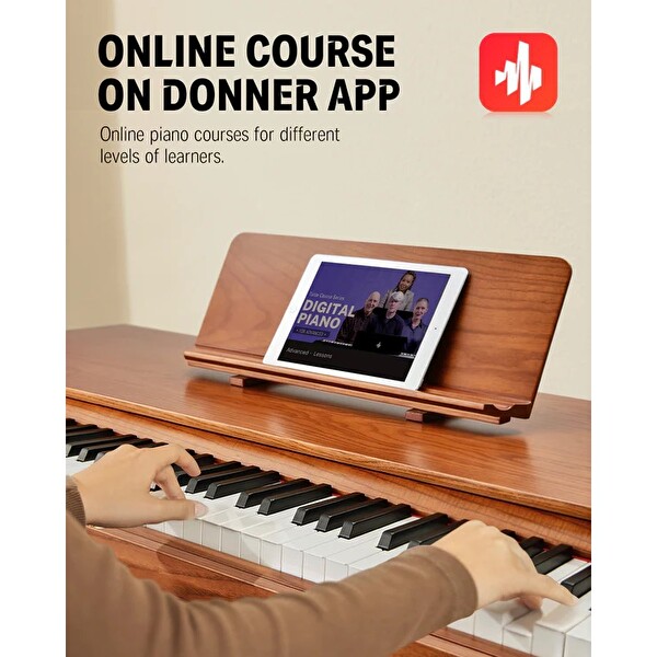 Donner DDP-80 Pro Masif Ahşap Dijital Piyano