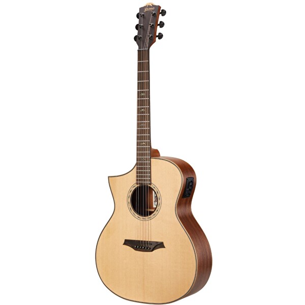 Bromo BAT4CEL Solak Elektro Akustik Gitar Natürel
