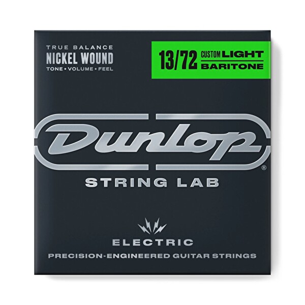 Jim Dunlop Nickel Wound Bariton Elektro Gitar Teli 13-62