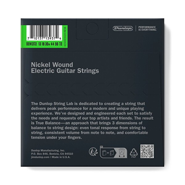 Jim Dunlop Nickel Wound Bariton Elektro Gitar Teli 13-62