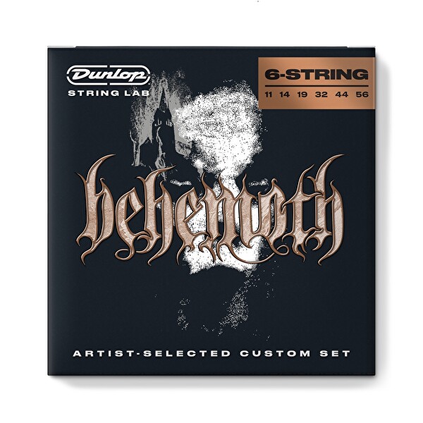 Jim Dunlop BEHN1156 Behemoth Eg-nkl Elektro Gitar Teli 11-56