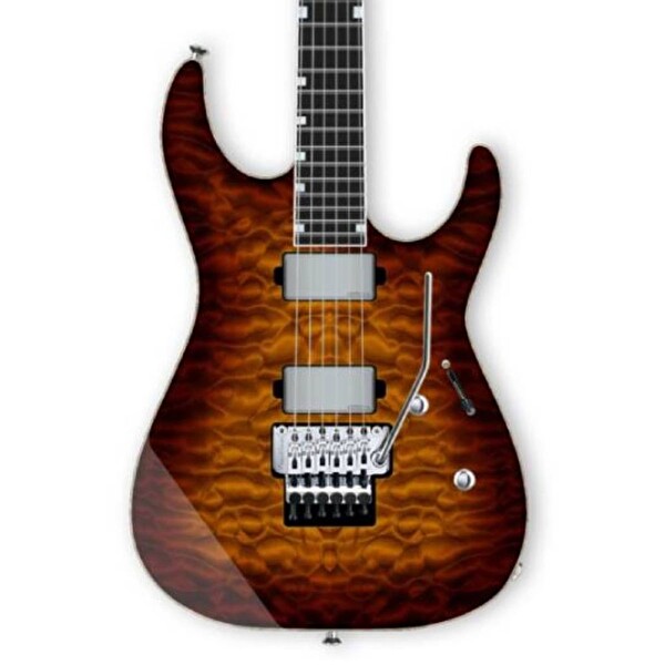 Esp Ltd USA Custom Shop M-II NTB FR Kaplan Gözü Sunburst Elektro Gitar