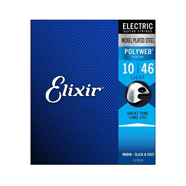 Elixir Nickel Polyweb Hafif Elektro Gitar Teli 10-46