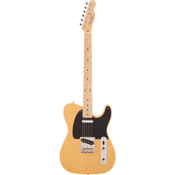 Fender Japonya Üretimi Traditional 50's Telecaster Akçaağaç Klavye Karamel Sarı w/Bag Elektro Gitar