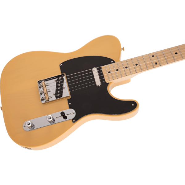 Fender Japonya Üretimi Traditional 50's Telecaster Akçaağaç Klavye Karamel Sarı w/Bag Elektro Gitar