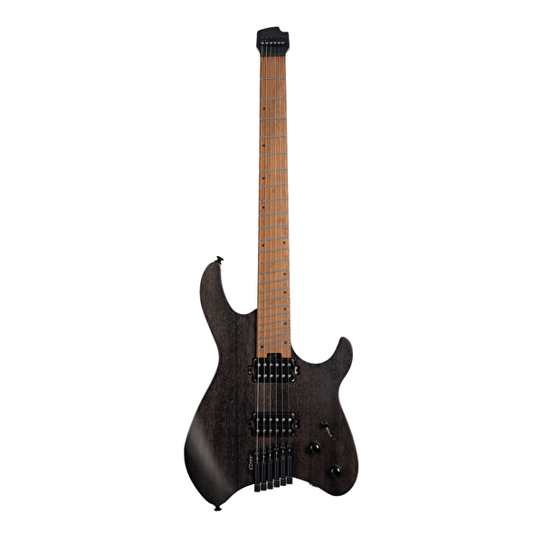 Cort Space G6MS SGTK Yarı Parlak Şeffaf Siyah Çantalı Elektro Gitar