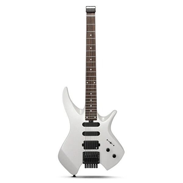 Donner HLX-500 Headless Elektro Gitar Beyaz