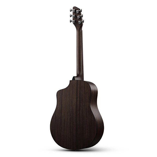 Donner Rising G2 Carbon Fiber Elektro Akustik Gitar Şeffaf Siyah