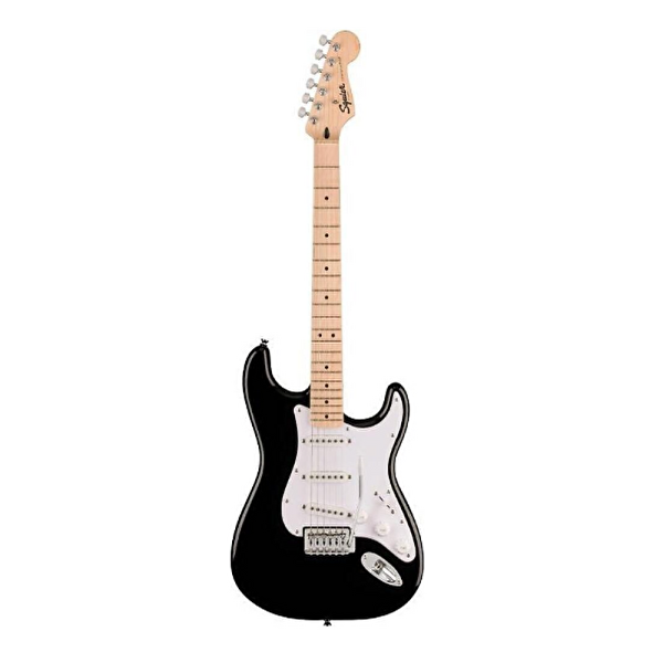 Squier Sonic Stratocaster Akçaağaç Klavye WPG Siyah Elektro Gitar