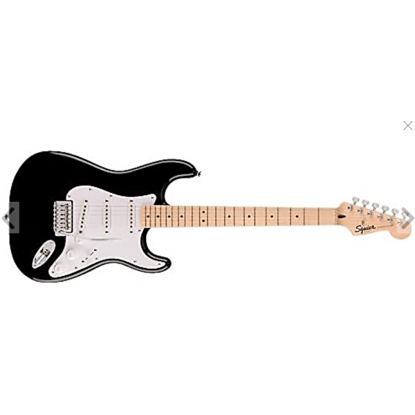 Squier Sonic Stratocaster Akçaağaç Klavye WPG Siyah Elektro Gitar