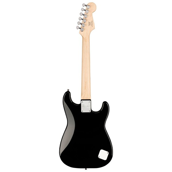 Squier Mini Stratocaster Hint Defnesi Klavye Siyah Solak Elektro Gitar