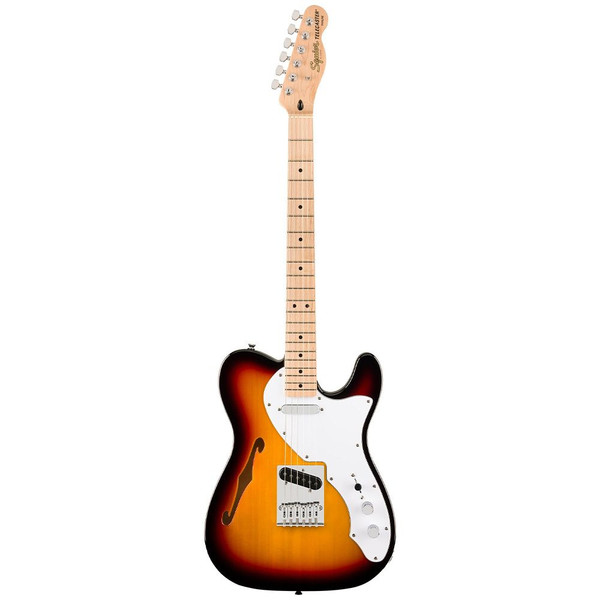 Squier Affinity Telecaster Thinline Akçaağaç Klavye Beyaz Pena Koruyuculu 3 Ton Renk Geçişli Elektro Gitar