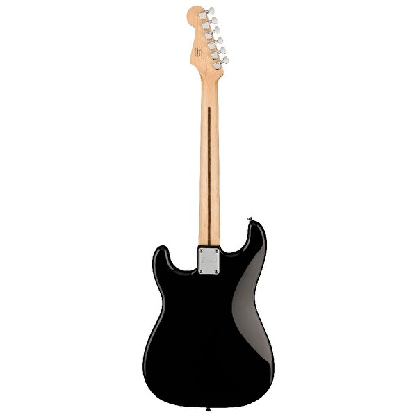 Squier Sonic Stratocaster Sabit Köprü H Hint Defnesi Klavye Pena Koruyuculu Siyah Elektro Gitar