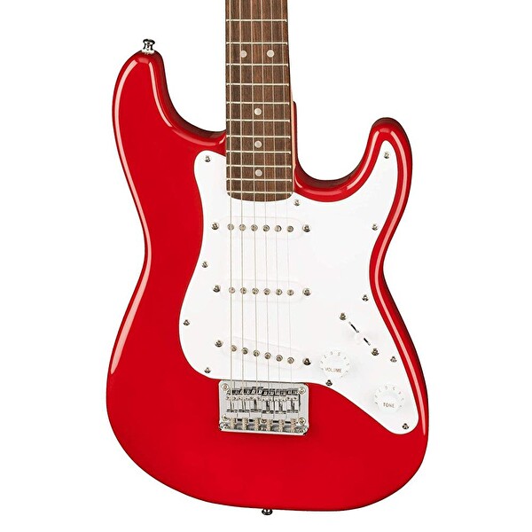 Squier Mini Stratocaster Hint Defnesi Klavye Dakota Kırmızısı Elektro Gitar