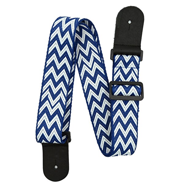 Dmx Guitars Chevron Mavi Gitar Askısı