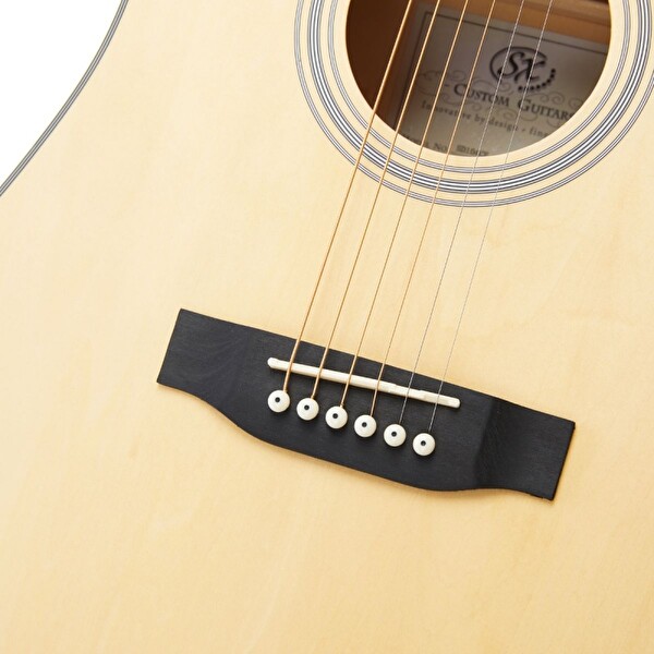 SX SD104CE Elektro Akustik Gitar Doğal Renk