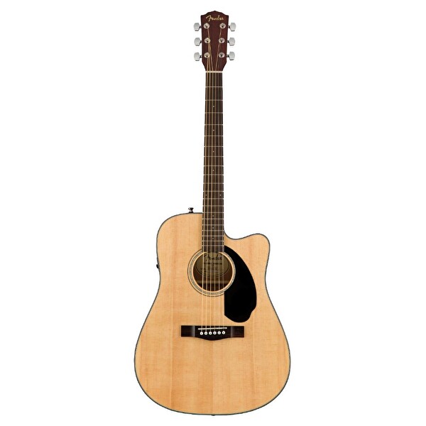 Fender CD-60SCE Dreadnought Elektro Akustik Gitar Doğal Renk