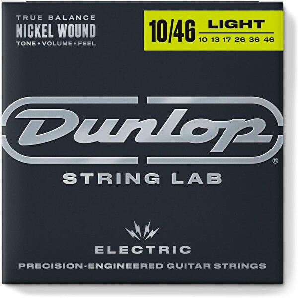 Jim Dunlop 3PDEN1046 Orta Kalınlık Nikel Kaplamalı Çelik 3'lü Paket Elektro Gitar Teli (10-46)
