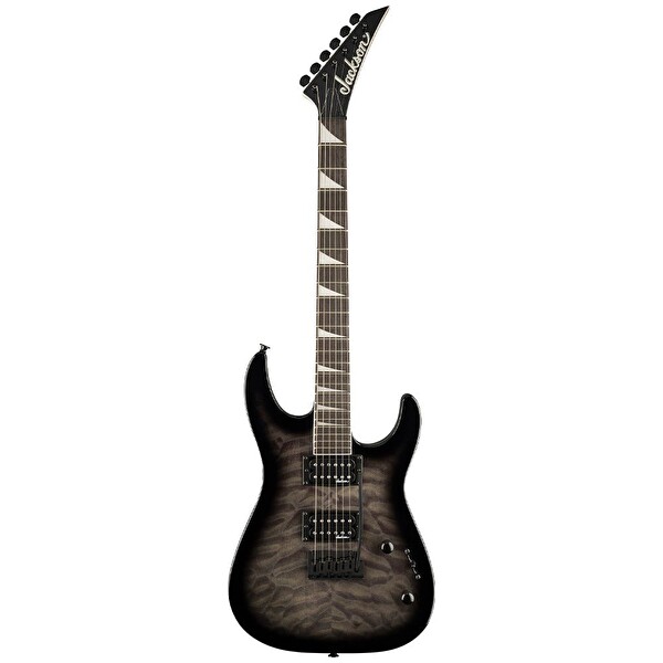 Jackson JS20 Dinky DKQ 2PT Amaranth Klavye Şeffaf Siyah Burst Elektro Gitar