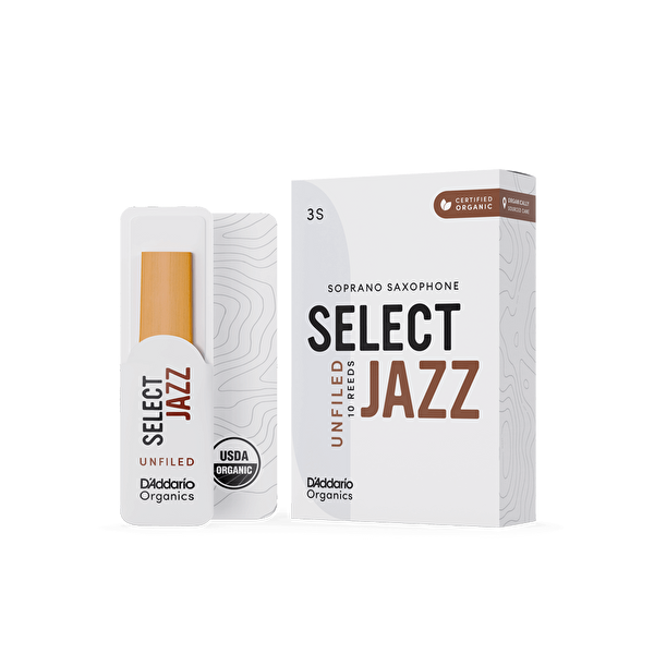 Rico Royal ORRS10SSX3S Organic Select Jazz Soprano Saksafon Kamışı